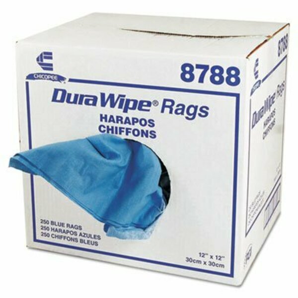 Chicopee Chix, Durawipe General Purpose Towels, 12 X 12, Blue, 250PK 8788